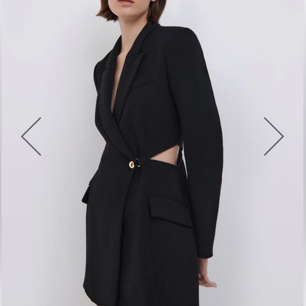 Simkhai Jayda Black Blazer Dress